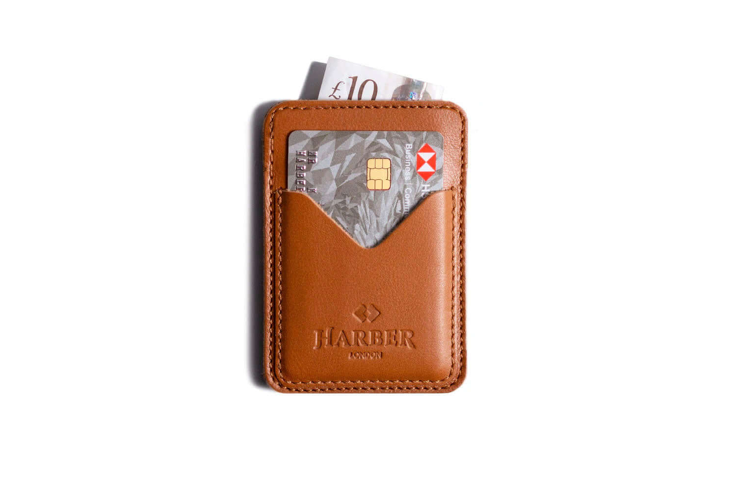 Card Holder Leather Tan